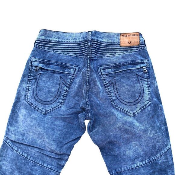 True Religion Jeans Size 29 GENO Relaxed Slim Blue - Picture 2 of 10